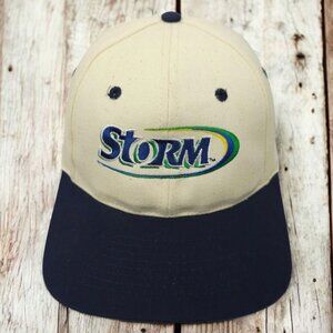 Toppers Storm Embroidered Logo Snapback Cap Trucker Vintage 90s Baseball Hat